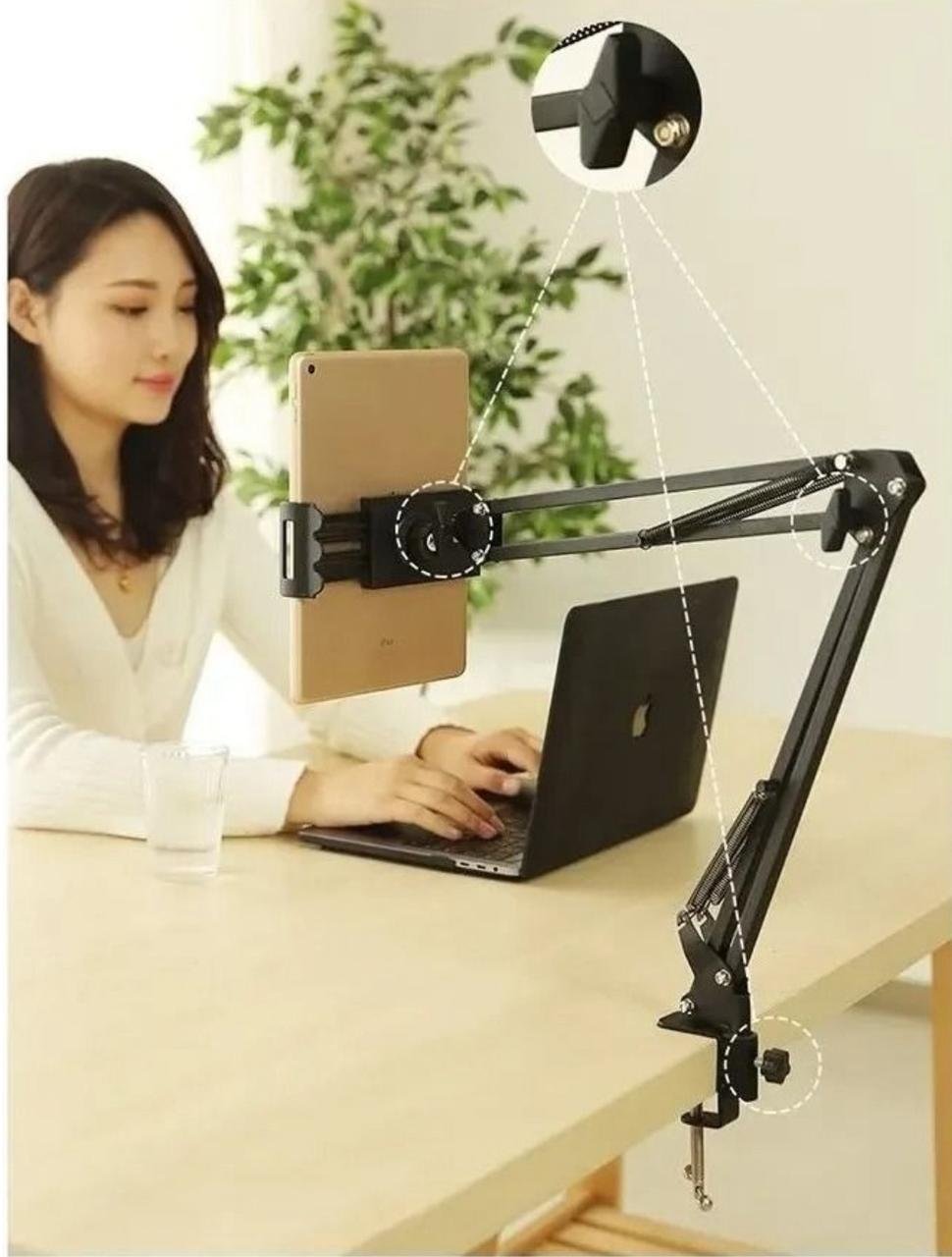 SUPORTE PARA CAMA/MESA - BRAÇO ARTICULADO